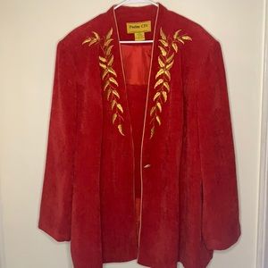 Red blazer